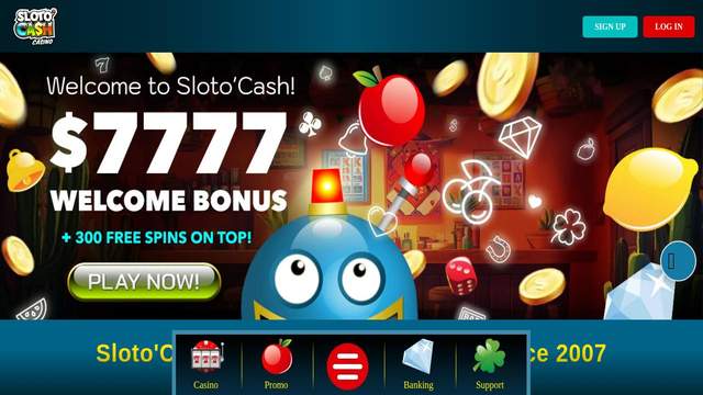 Sloto Cash casino screenshot
